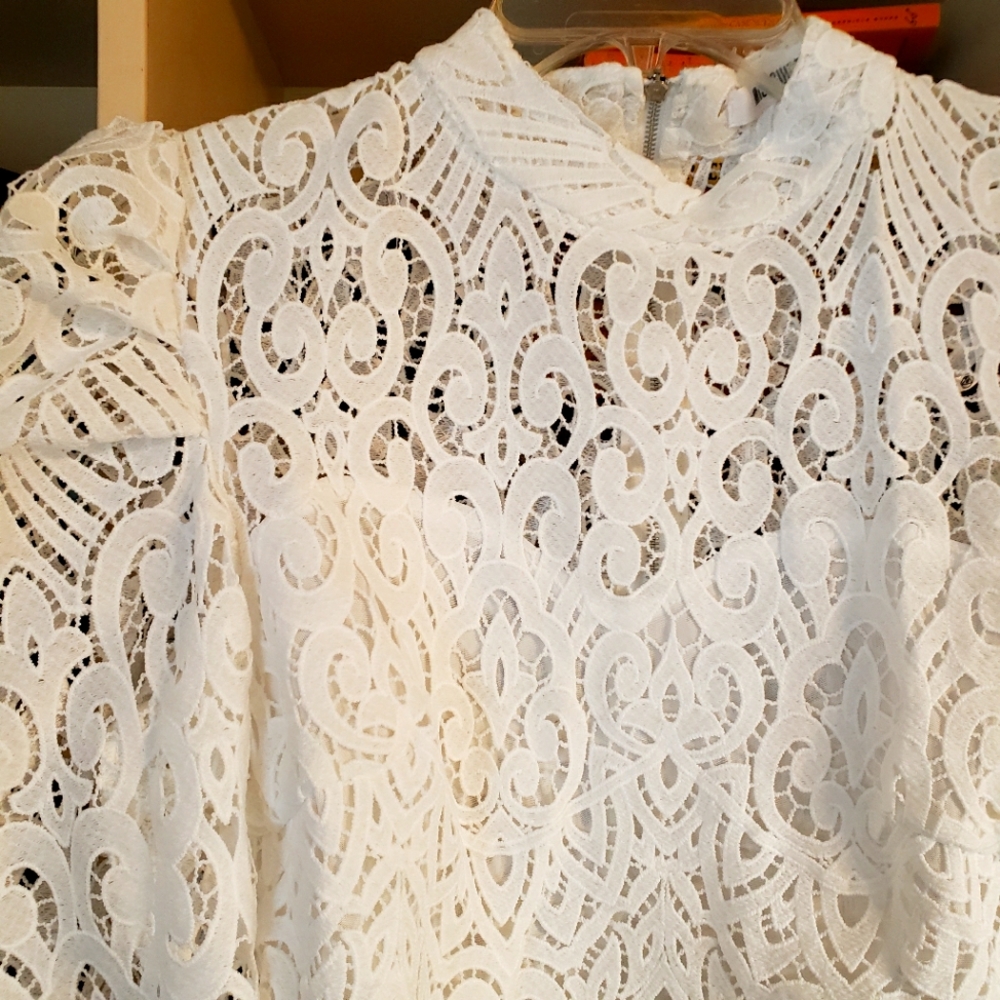 White lace top
